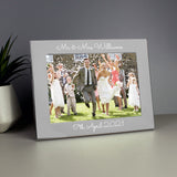 Personalised Free Text 5 x 7 Silver Photo Frame