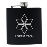 Bespoke Design Black HipFlask
