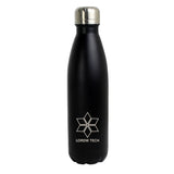 Bespoke Design Black Metal Insulated Drinks Bottle