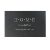 Personalised HOME Slate Rectangle Placemat