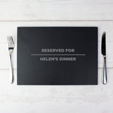 Personalised Classic Slate Rectangle Placemat