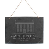 Bespoke Design Engraved A4 Slate Sign