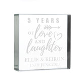 Personalised Anniversary Crystal Token