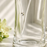Personalised Large Hand Cut Little Hearts Diamante Vase