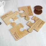 Personalised Free Text Jigsaw Coasters