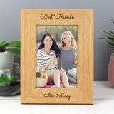 Personalised Free Text 4x6 Wooden Photo Frame