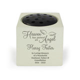 Personalised Angel Memorial Vase
