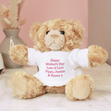 Personalised Message Teddy Bear - Pink