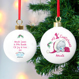 Personalised Me To You My 1st Christmas Bauble