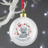 Personalised Me To You 'For Grandad, Dad' Christmas Bauble