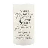 Personalised Carried For A Moment Led Candle