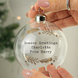 Personalised Pet Glass Bauble