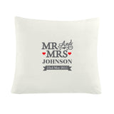 Personalised Mr & Mrs Cushion