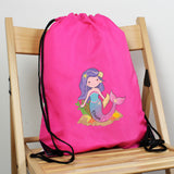 Personalised Mermaid Pink Swim Bag