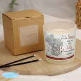 Personalised Me to You Valentine Scented Jar Candle