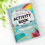 Personalised Wedding Activity A5 Notebook
