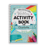 Personalised Wedding Activity A5 Notebook