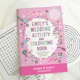 Personalised Wedding Activity Book for Girls