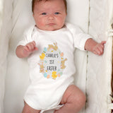 Personalised Easter Bunny & Chick Baby Vest