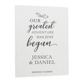 Personalised Our Greatest Adventure Wedding Planner