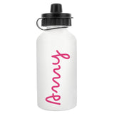Personalised Pink Name Island Drinks Bottle