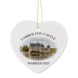 Bespoke Design Ceramic Hanging Heart Decoration