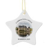 Bespoke Design Ceramic Hanging Star Decoration