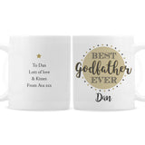 Personalised Best Godfather Mug