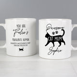Personalised Pawsome Cat Mum Mug