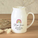 Personalised Rainbow Flower Jug