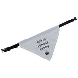 Personalised Paw Print Dog Bandana