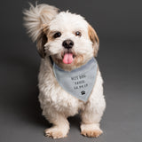 Personalised Paw Print Dog Bandana
