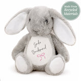 Personalised Pink Bow Bunny