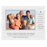 Personalised Family 5x7 Landscape Box Photo Frame