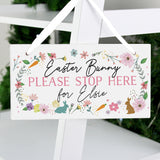 Personalised Easter Springtime Wooden Sign