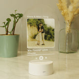 Personalised Our Song Photo Upload LED Colour Changing Light