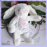Personalised White Easter Bunny Rabbit Plush
