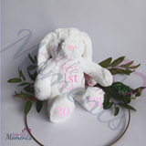 Personalised White Easter Bunny Rabbit Plush