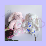 Personalised Pink Easter Bunny Rabbit Plush