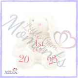 Personalised White Easter Bunny Rabbit Plush