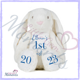 Personalised White Easter Bunny Rabbit Plush