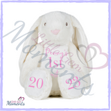 Personalised White Easter Bunny Rabbit Plush