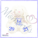 Personalised White Easter Bunny Rabbit Plush