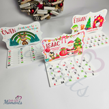 Personalised Christmas Advent Calendar - 3 Designs