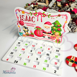 Personalised Christmas Advent Calendar - 3 Designs