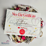 Personalised A4 Nice List Certificate