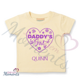 Personalised "Daddy's Girl" Heart T-shirt
