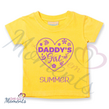 Personalised "Daddy's Girl" Heart T-shirt