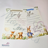 Premium Personalised Official Easter Bunny Letter. Custom Kids Easter Egg Hunt Letter. Pink/Blue/Beige