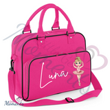 Personalised Kids Dance Bag with Custom Dolly Character - Ballet Dancer